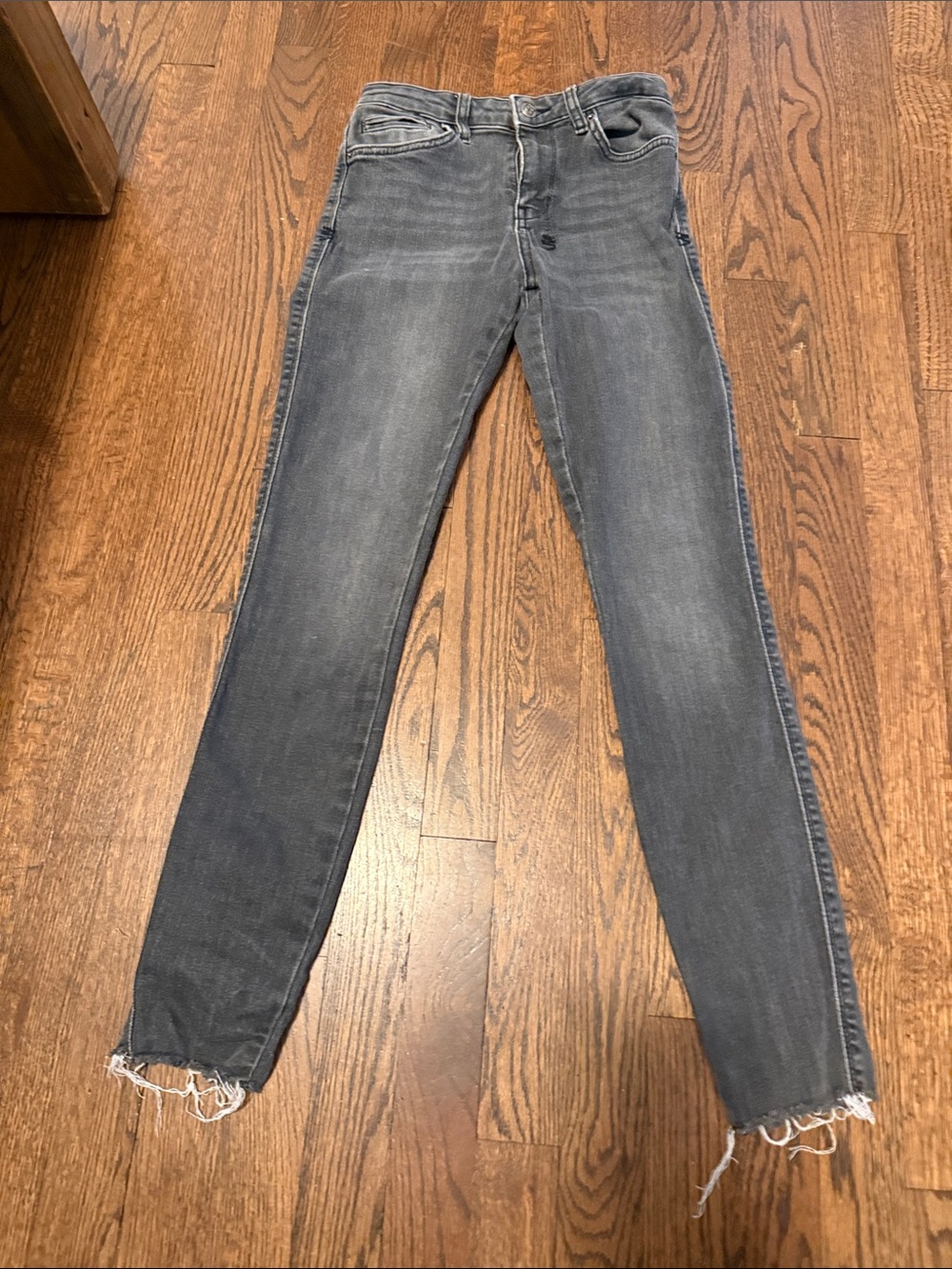 Ksubi Women's Skinny Jeans in Washed Black-Gray size 24